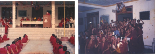 Student during Assembly ,Inter Debate among Classes, Groups Photos with head master during School Children Day Celebration. 